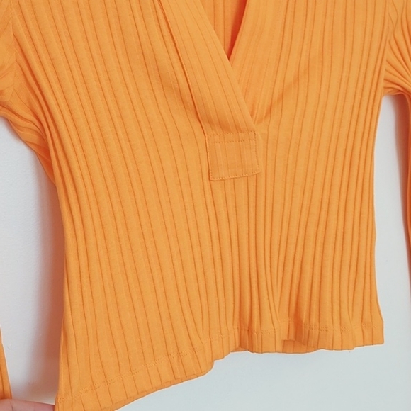 Helmut Lang long sleeve crop polo shirt - Picture 8 of 14